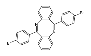 6,12-bis(4-bromophenyl)dibenzo[b,f][1,5]diazocine结构式