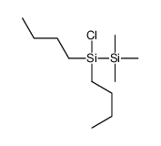 dibutyl-chloro-trimethylsilylsilane Structure