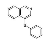 4-(phenylthio)isoquinoline结构式