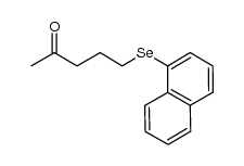 1-naphthyl 4-oxopentyl selenide结构式