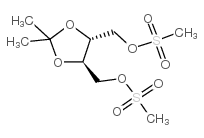 (+)-2,3-o-isopropylidene-d-threitol 1,4-dimethane sulfonate结构式