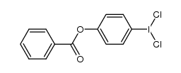 benzoic acid-(4-dichloroiodanyl-phenyl ester) Structure