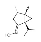 2-Thujanone,oxime(6CI) Structure