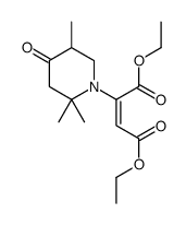 diethyl (Z)-2-(2,2,5-trimethyl-4-oxopiperidin-1-yl)but-2-enedioate Structure