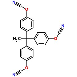 1,1,1-TRIS(4-CYANATOPHENYL)ETHANE structure