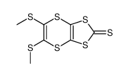 5,6-bis(methylsulfanyl)-[1,3]dithiolo[4,5-b][1,4]dithiine-2-thione Structure