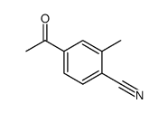 4-Acetyl-2-methylbenzonitrile Structure