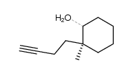 (S)-2-(but-3-ynyl)-2-methylcyclohexanols Structure