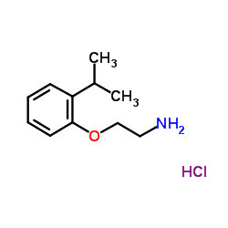 2-(2-Isopropylphenoxy)ethanamine hydrochloride (1:1) Structure