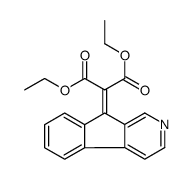 diethyl 2-indeno[2,1-c]pyridin-9-ylidenepropanedioate Structure