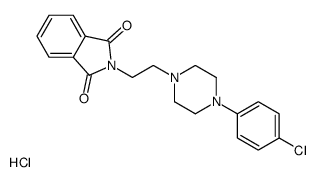 2-[2-[4-(4-chlorophenyl)piperazin-1-yl]ethyl]isoindole-1,3-dione,hydrochloride Structure