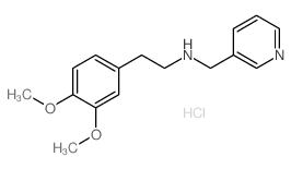 2-(3,4-dimethoxyphenyl)-N-(pyridin-3-ylmethyl)ethanamine,hydrochloride Structure