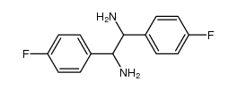 meso-1,2-bis(4-fluorophenyl)ethylenediamine Structure