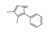 3,4-dimethyl-2-phenyl-1H-pyrrole结构式
