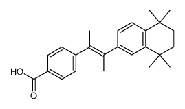 (E)-4-[3-(5,6,7,8-Tetrahydro-5,5,8,8-tetramethyl-2-naphthalenyl)-2-buten-2-yl]benzoic acid Structure