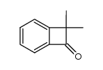 8,8-dimethylbicyclo[4.2.0]octa-1,3,5-trien-7-one Structure