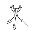 dicarbonyl(η-cyclopentadienyl)(ethylthio)iron结构式