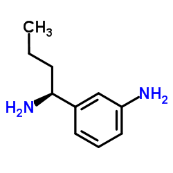 3-[(1S)-1-Aminobutyl]aniline结构式