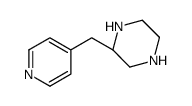 (2S)-2-(pyridin-4-ylmethyl)piperazine Structure