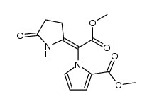 methyl 1-(2-methoxy-2-oxo-1-(5-oxopyrrolidin-2-ylidene)ethyl)-1H-pyrrole-2-carboxylate Structure