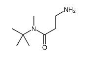 3-amino-N-tert-butyl-N-Methylpropanamide hydrochloride结构式