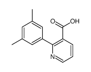 2-(3,5-dimethylphenyl)pyridine-3-carboxylic acid结构式