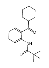 N-(2-(cyclohexanecarbonyl)phenyl)pivalamide Structure