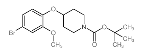 4-(4-溴-2-甲氧基苯氧基)哌啶-1-羧酸叔丁酯图片