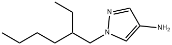 1-(2-乙基己基)-1H-吡唑-4-胺结构式