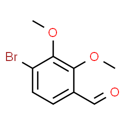 4-Bromo-2,3-dimethoxybenzaldehyde结构式