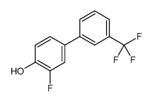2-fluoro-4-[3-(trifluoromethyl)phenyl]phenol结构式