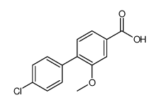 4-(4-chlorophenyl)-3-methoxybenzoic acid Structure