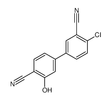 4-(4-chloro-3-cyanophenyl)-2-hydroxybenzonitrile结构式