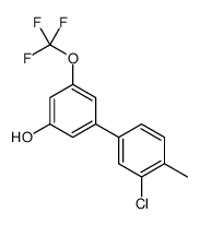 3-(3-chloro-4-methylphenyl)-5-(trifluoromethoxy)phenol Structure