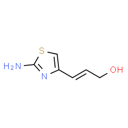 2-Propen-1-ol,3-(2-amino-4-thiazolyl)-结构式