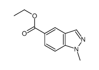 Ethyl 1-methyl-1H-indazole-5-carboxylate结构式