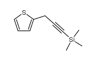 1-trimethylsilyl-3-(2-thienyl)-1-propyne Structure