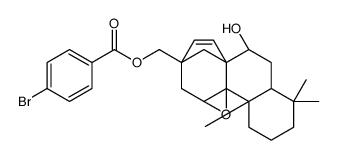 17-(4-bromobenzoyloxy)-9,11-epoxy-7-hydroxybeyerene Structure