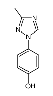 4-(3-methyl-1H-1,2,4-triazol-1-yl)phenol Structure