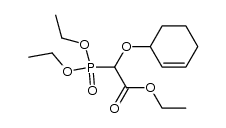 ethyl 2-diethylphosphono-2-(cyclohex-2-en-1-yloxy)acetate Structure