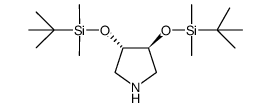 (3S,4s)-3,4-双[[(1,1-二甲基乙基)二甲基甲硅烷基]氧基]吡咯烷图片