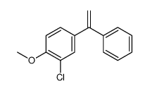 2-chloro-1-methoxy-4-(1-phenylethenyl)benzene Structure