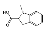 1H-Indole-2-carboxylicacid,2,3-dihydro-1-methyl-(9CI) structure