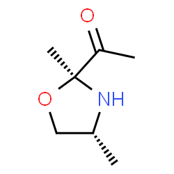 Ethanone, 1-(2,4-dimethyl-2-oxazolidinyl)-, trans- (9CI) picture