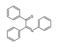 1,2-diphenyl-2-phenyliminoethanethione结构式