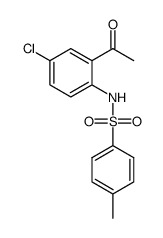 N-(2-acetyl-4-chlorophenyl)-4-methylbenzenesulfonamide Structure
