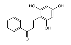 1-phenyl-3-(2,4,6-trihydroxyphenyl)propan-1-one结构式