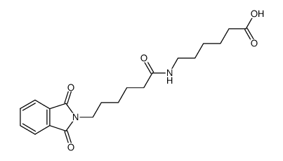 6-(6-(2,3-dihydro-1,3-dioxo-1H-isoindol-2-yl)hexanamido)hexanoic acid结构式