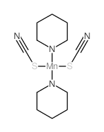 Manganese,bis(pyridine)bis(thiocyanato)- (8CI)结构式