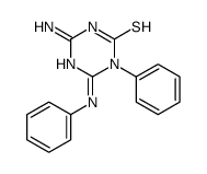 4-amino-6-anilino-1-phenyl-1,3,5-triazine-2-thione Structure